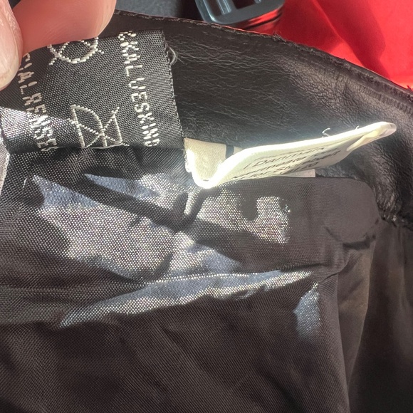 Nasty Gal NWOT 100% Calfskin Mini Skirt Women's Size Large - Picture 5 of 5